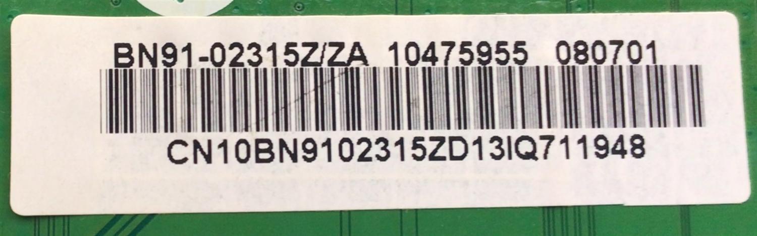 MAIN PARA TV SAMSUNG / NUMERO DE PARTE BN91-02315Z / BN91-0101B / BN91-02315ZA / MODELO LS24TDNSUV / T240HD - Imagen 2